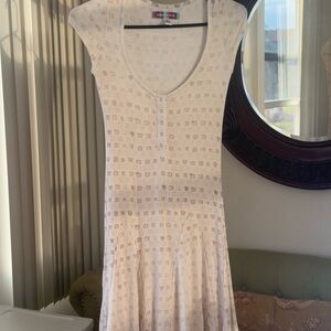 Urban Outfitters Cream Midi Dress